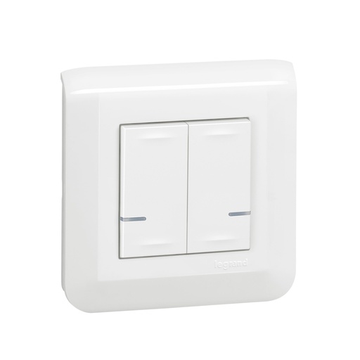 [PTG264.02314] LEGRAND 077724L, Comutator wireless dublu Mosaic with Netatmo