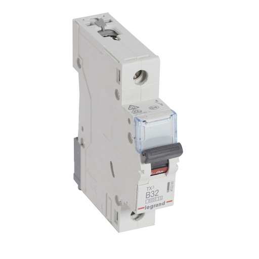 [PTG163.01307] LEGRAND 403360, MCB TX³ 6000, 1P, 230/400 V, 32 A, Curbă B