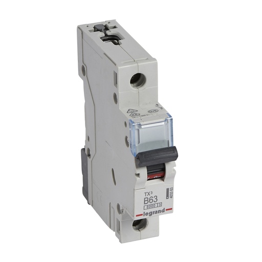 [PTG163.01310] LEGRAND 403363, TX³ 6000 MCB, 1P, 63 A, Curve B, 230/400 V