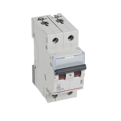 [PTG163.01316] LEGRAND 403384, TX³ MCB, 2P, 8 A, Curve B, 6 kA