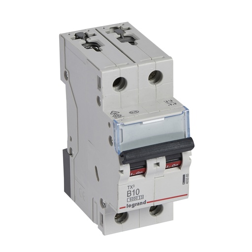 [PTG163.01317] LEGRAND 403385, TX³ MCB, 2P, 10 A, Curve B, 6 kA