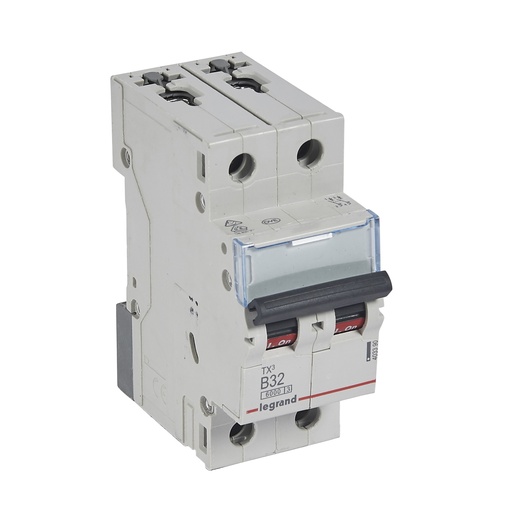 [PTG163.01322] LEGRAND 403390, TX³ 6000 MCB, 2P, 32 A, Curve B, 230/400 V