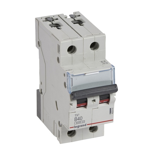[PTG163.01323] LEGRAND 403391, MCB TX³ 6000, 2P, 230/400 V, 40 A, Curbă B