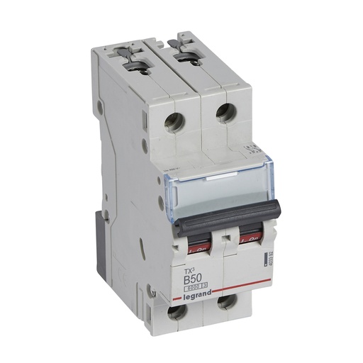 [PTG163.01324] LEGRAND 403392, MCB TX³ 6000, 2P, 230/400 V, 50 A, Curbă B