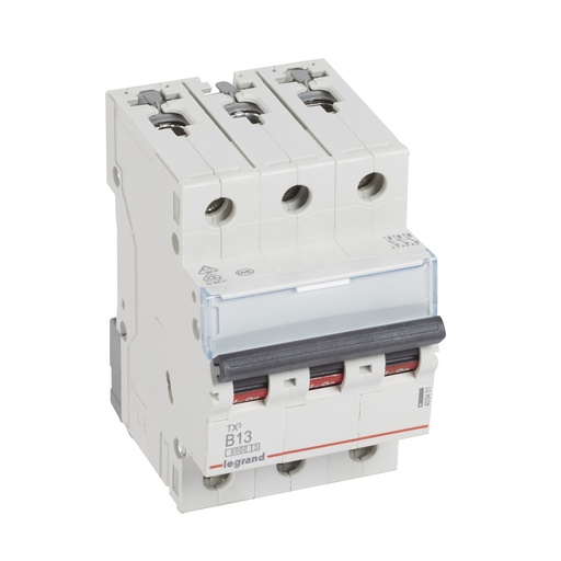 [PTG163.01333] LEGRAND 403401, TX³ 6000 MCB, 3P, 13 A, Curve B, 400 V