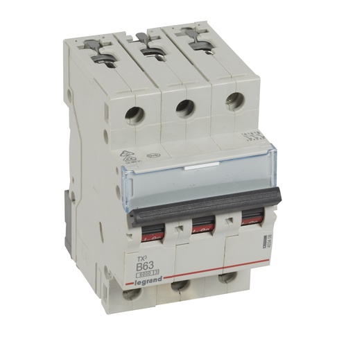 [PTG163.01340] LEGRAND 403408, TX³ 6000 MCB, 3P, 63 A, Curve B, 400 V