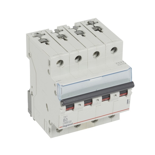[PTG163.01343] LEGRAND 403411, TX³ MCB, 4P, 3 A, Curve B, 6 kA
