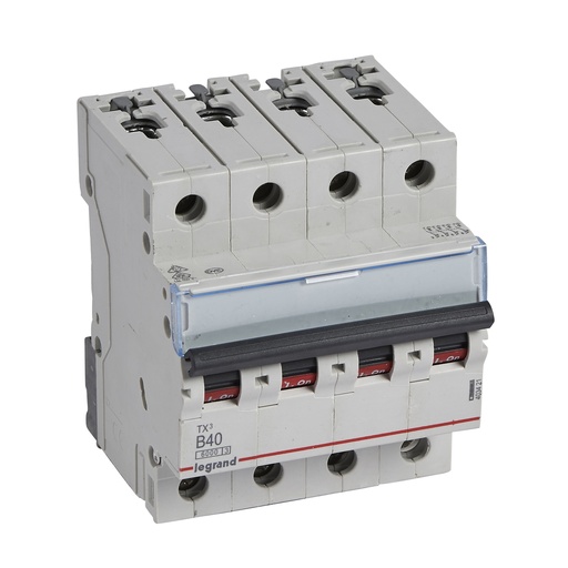 [PTG163.01353] LEGRAND 403421, TX³ 6000 MCB, 4P, 40 A, Curve B, 400 V