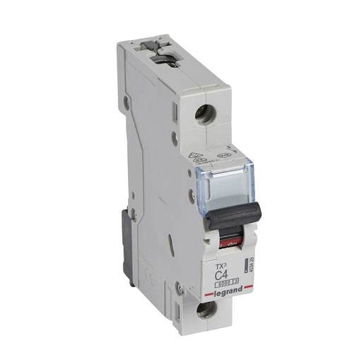 [PTG163.01356] LEGRAND 403429, TX³ MCB, 1P, 4 A, Curve C, 6 kA