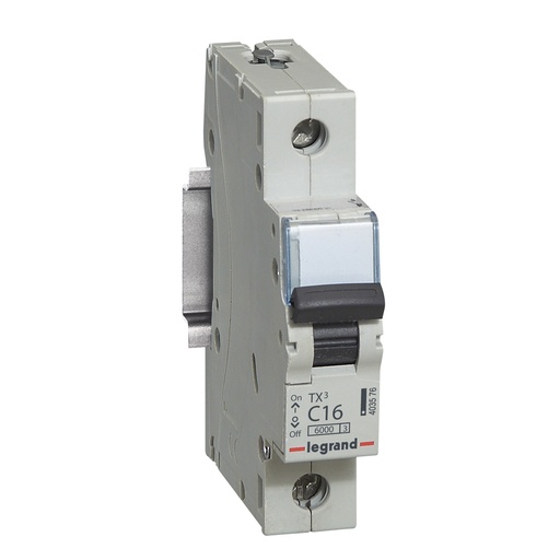 [PTG163.01364] LEGRAND 403576, TX³ 6000 MCB, 1P, 16 A, Curve C, for extension busbars