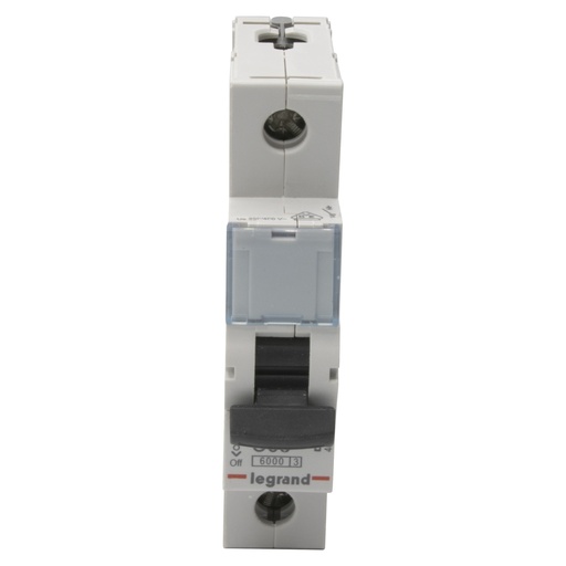 [PTG163.01370] LEGRAND 403582, TX³ 6000 MCB, 1P, 63 A, Curve C, for extension busbars