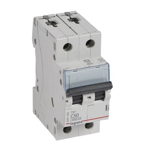 [PTG163.01378] LEGRAND 403611, TX³ 6000 MCB, 2P, 50 A, Curve C