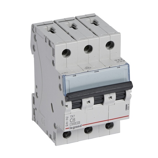 [PTG163.01380] LEGRAND 403614, TX³ 6000 MCB, 3P, 6 A, Curve C