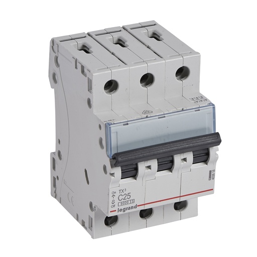 [PTG163.01384] LEGRAND 403618, TX³ 6000 MCB, 3P, 25 A, Curve C
