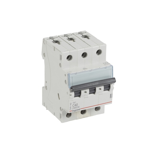 [PTG163.01386] LEGRAND 403620, MCB TX³ 6000, 3P, 400 V, 40 A, Curbă C
