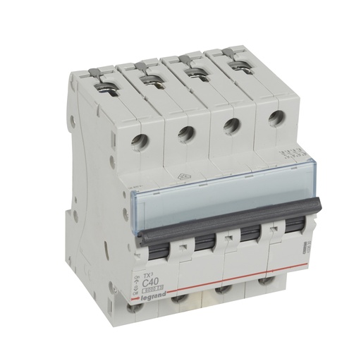 [PTG163.01395] LEGRAND 403630, TX³ 6000 MCB, 4P, 40 A, Curve C, for extension busbars