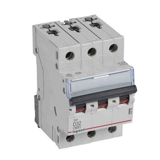 [PTG163.01402] LEGRAND 403758, TX³ MCB, 3P, 32 A, Curve D, 6 kA