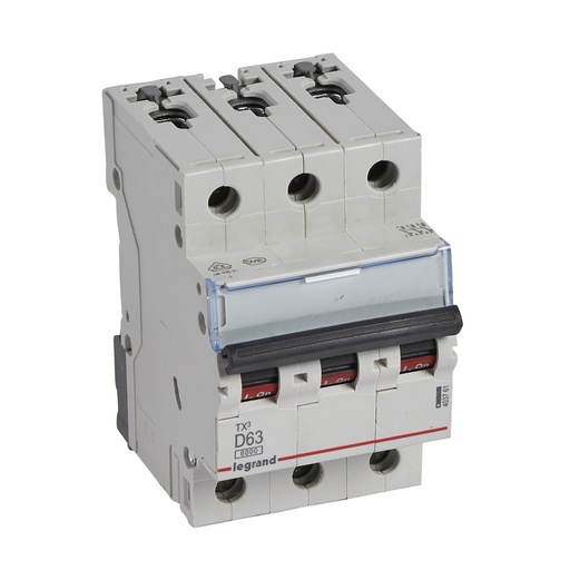 [PTG163.01405] LEGRAND 403761, TX³ MCB, 3P, 63 A, Curve D, 6 kA