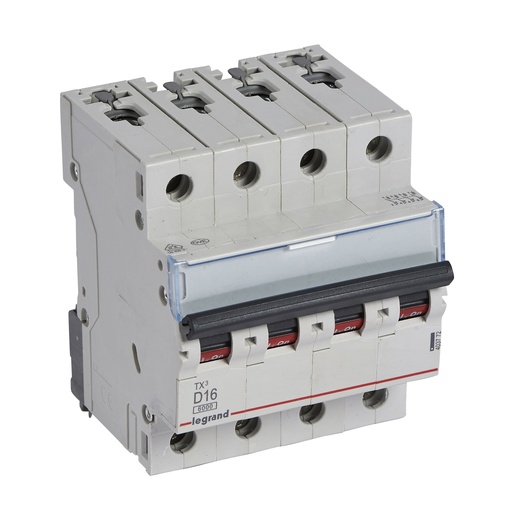 [PTG163.01412] LEGRAND 403772, TX³ MCB, 4P, 16 A, Curve D, 6 kA
