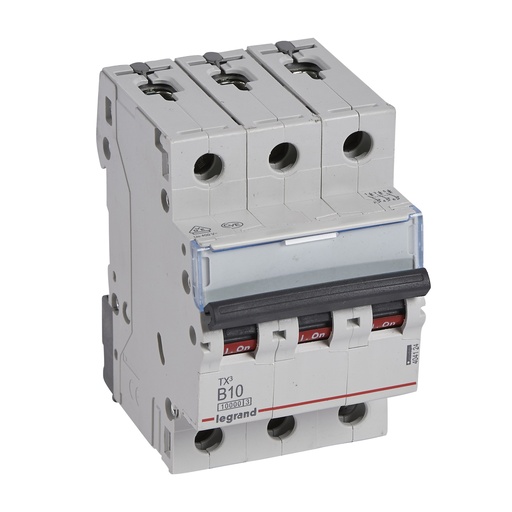 [PTG163.01422] LEGRAND 404124, TX³ MCB, 3P, 10 A, Curve B, 10 kA
