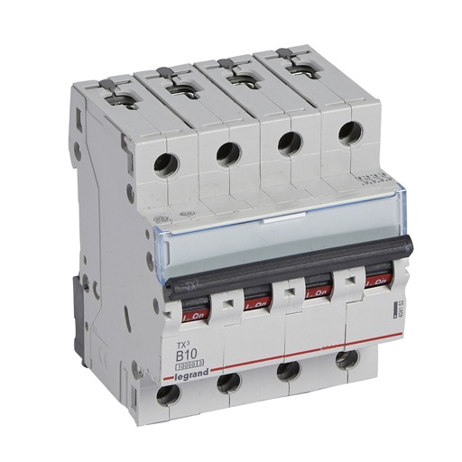 [PTG163.01434] LEGRAND 404152, MCB TX³ 10000, 4P, 400 V, 10 A, Curbă B