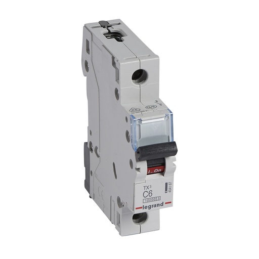 [PTG163.01448] LEGRAND 404167, MCB TX³ 10000, 1P, 230/400 V, 6 A, Curbă C