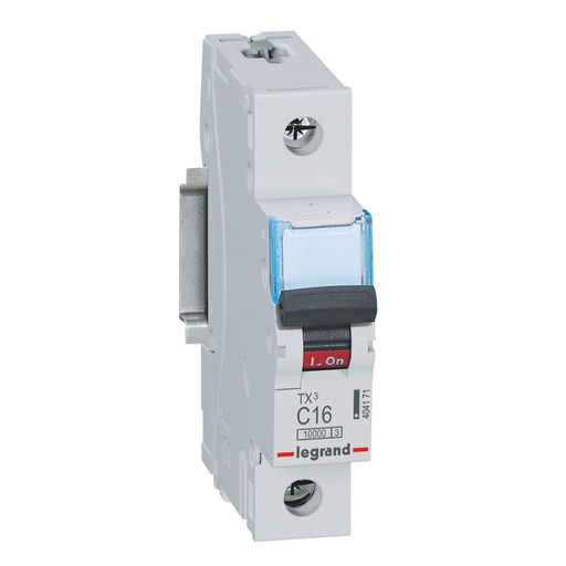 [PTG163.01451] LEGRAND 404171, MCB TX³ 10000, 1P, 230/400 V, 16 A, Curbă C
