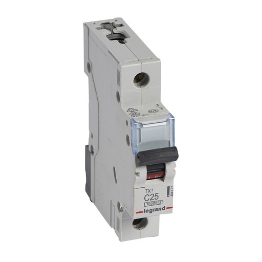 [PTG163.01453] LEGRAND 404173, MCB TX³ 10000, 1P, 230/400 V, 25 A, Curbă C