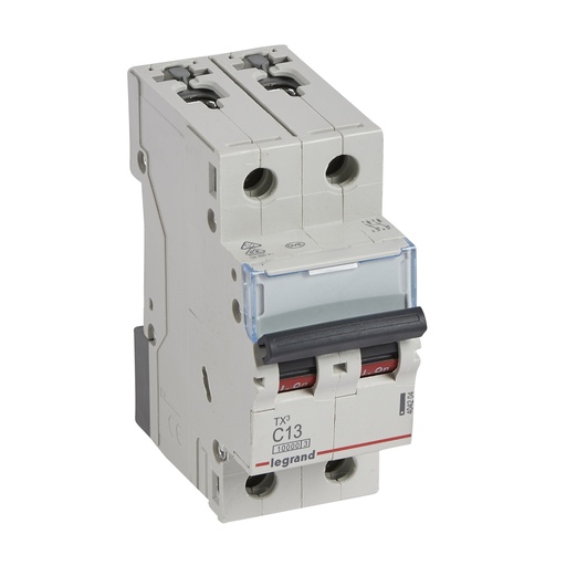 [PTG163.01464] LEGRAND 404204, TX³ 10000 MCB, 2P, 13 A, Curve C, 230/400 V