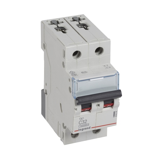 [PTG163.01466] LEGRAND 404208, MCB TX³ 10000, 2P, 230/400 V, 32 A, Curbă C
