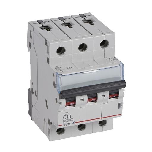 [PTG163.01476] LEGRAND 404220, TX³ 10000 MCB, 3P, 10 A, Curve C, 400 V
