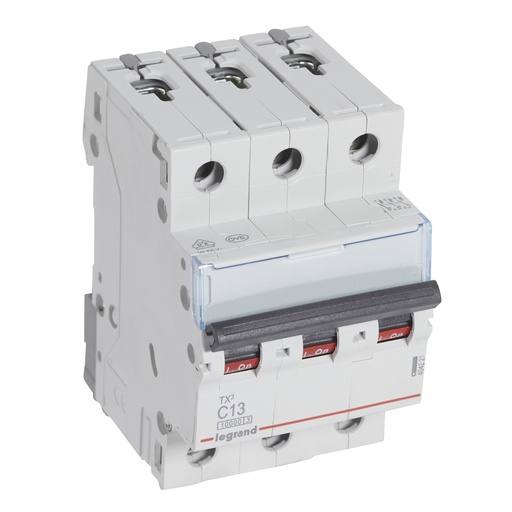 [PTG163.01477] LEGRAND 404221, MCB TX³ 10000, 3P, 400 V, 13 A, Curbă C