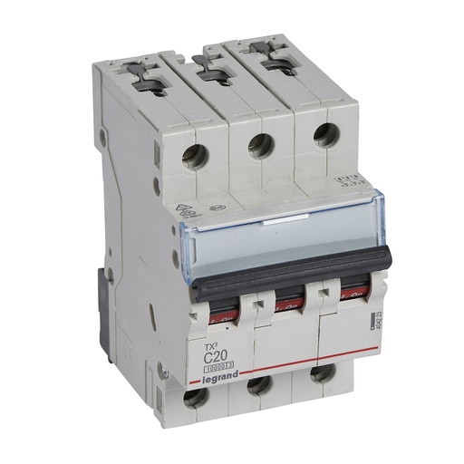 [PTG163.01479] LEGRAND 404223, TX³ 10000 MCB, 3P, 20 A, Curve C, 400 V