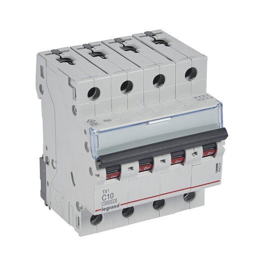 [PTG163.01492] LEGRAND 404254, TX³ 10000 MCB, 4P, 10 A, Curve C, 400 V