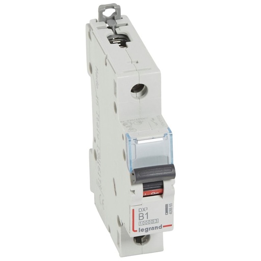 [PTG163.01501] LEGRAND 408865, MCB, DX³ 10000, 16 kA, 1P, 230/400 V, 1 A, Curbă B