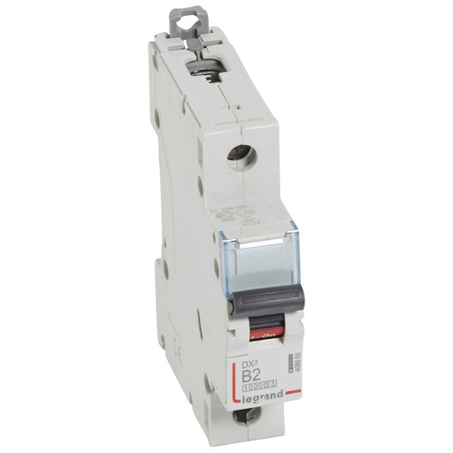 [PTG163.01502] LEGRAND 408866, DX³ 10000 MCB, 1P, 2 A, Curve B, 16 kA