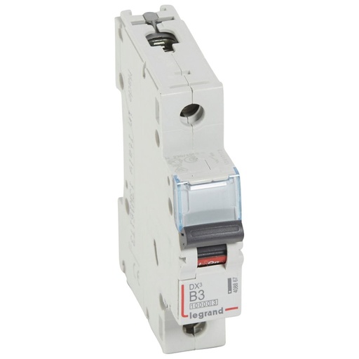 [PTG163.01503] LEGRAND 408867, MCB, DX³ 10000, 16 kA, 1P, 230/400 V, 3 A, Curbă B