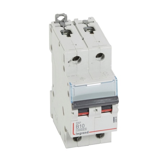 [PTG163.01521] LEGRAND 408940, DX³ 10000 MCB, 2P, 10 A, Curve B, 16 kA