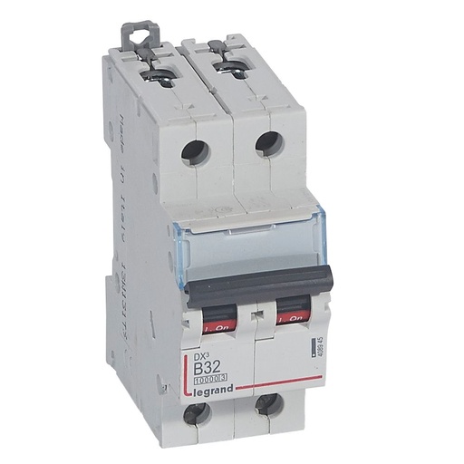 [PTG163.01526] LEGRAND 408945, DX³ 10000 MCB, 2P, 32 A, Curve B, 16 kA