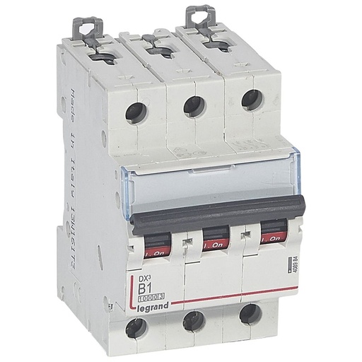 [PTG163.01530] LEGRAND 408984, MCB, DX³ 10000, 16 kA, 3P, 400 V, 1 A, Curbă B