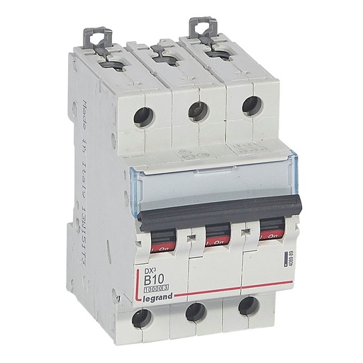 [PTG163.01535] LEGRAND 408989, DX³ 10000 MCB, 3P, 10 A, Curve B, 16 kA