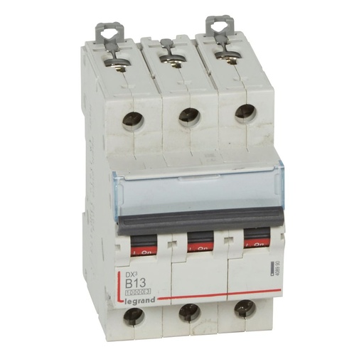 [PTG163.01536] LEGRAND 408990, DX³ 10000 MCB, 3P, 13 A, Curve B, 16 kA