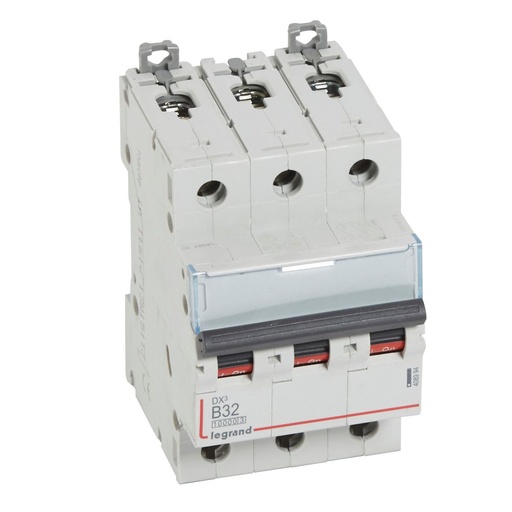 [PTG163.01539] LEGRAND 408994, DX³ 10000 MCB, 3P, 32 A, Curve B, 16 kA