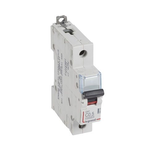 [PTG163.01560] LEGRAND 409106, DX³ MCB, 1P, 0.5 A, Curve C, 10 kA