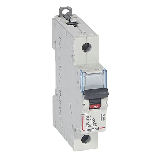[PTG163.01567] LEGRAND 409113, DX³ 10000 MCB, 1P, 13 A, Curve C, 16 kA, 230/400 V