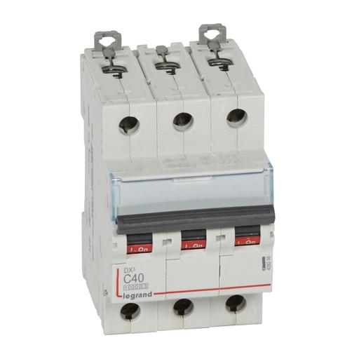 [PTG163.01602] LEGRAND 409258, DX³ 10000 MCB, 3P, 40 A, Curve C, 16 kA, 400 V