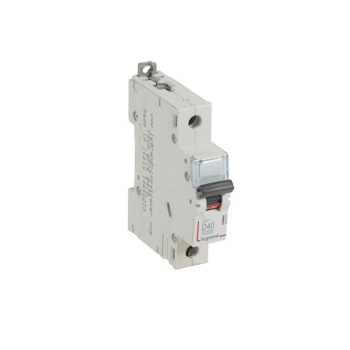 [PTG163.01631] LEGRAND 409436, MCB, DX³ 10000, 16 kA, 1P, 230/400 V, 40 A, Curbă D