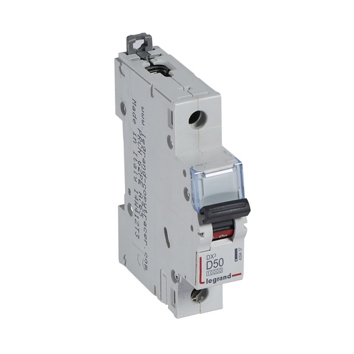 [PTG163.01632] LEGRAND 409437, DX³ 10000 MCB, 1P, 50 A, D Curve, 16 kA, 230/400 V