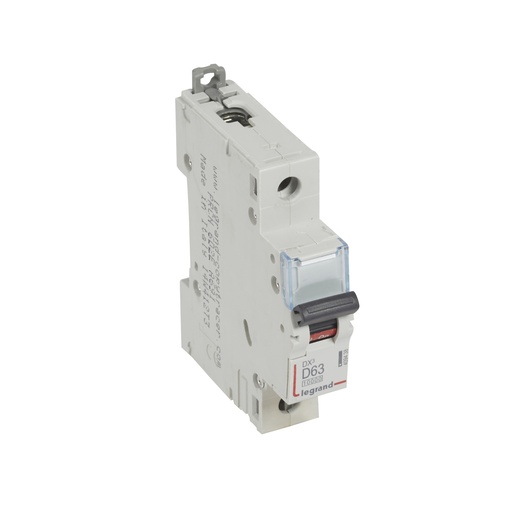 [PTG163.01633] LEGRAND 409438, DX³ 10000 MCB, 1P, 63 A, D Curve, 16 kA, 230/400 V