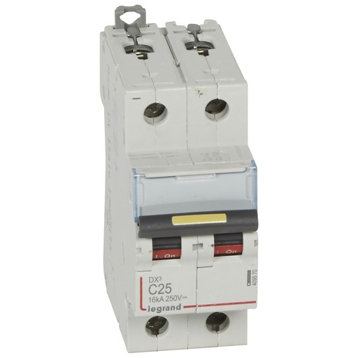 [PTG163.01652] LEGRAND 409570, MCB, DX³, 16 kA, Curent continuu, 12 V - 500 V, 2P, 25 A